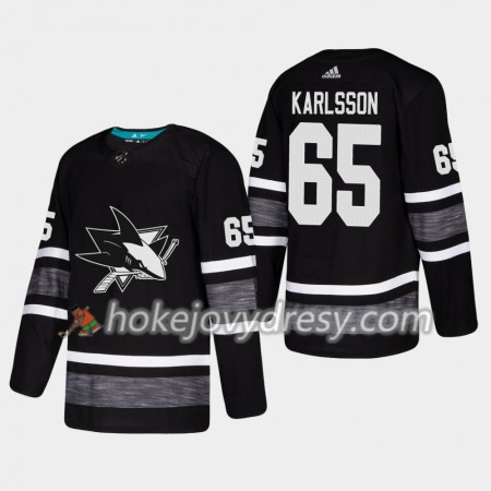 Pánské Hokejový Dres San Jose Sharks Erik Karlsson 65 Černá 2019 NHL All-Star Adidas Authentic